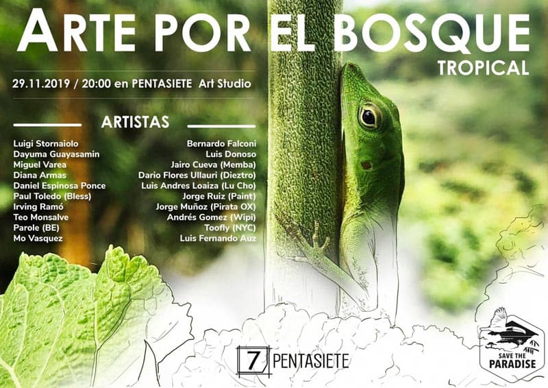Art por el bosque flyer